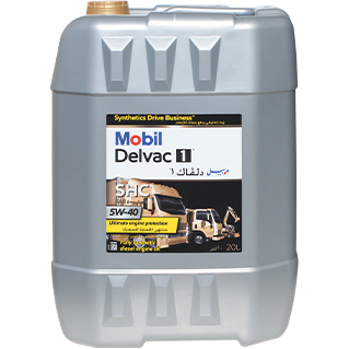 Huile à moteur diesel synthétique Mobil Delvac 5W40, 3,78 L